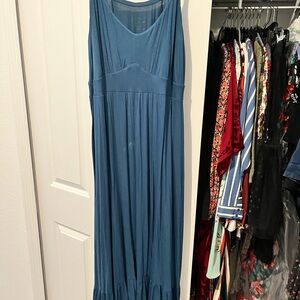 Torrid Blue Sleeveless Maxi Sundress